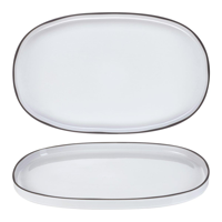REVOL CARACTERE OVAL DISH 465x287x30mm WHITE CUMULUS (*RV652864*) =  1 X EACH