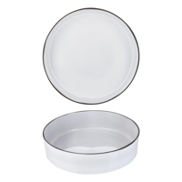 REVOL CARACTERE SALAD BOWL 325x80mm, 3.5lt WHITE CUMULUS (*RV652890*) =  1 X EACH