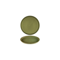 SERAX SURFACE ROUND BREAD PLATE 160x15mm CAMOGREEN (*SERAXB5116200A*) = PACK OF 8 X EACHES