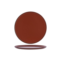SERAX TERRES DE REVES LARGE ROUND PLATE 260mm RUST (*SERAXB5116157*) = PACK OF 4 X EACHES