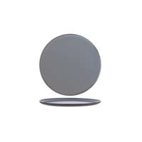 SERAX TERRES DE REVES MEDIUM ROUND PLATE 220mm SMOKEY BLUE (*SERAXB5116151*) = PACK OF 4 X EACHES