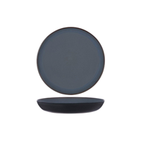 TERRES DE REVES ROUND PASTA PLATE 235x45mm MISTY GREY/D-BLUE (*SERAXB5116181*) = PACK OF 4 X EACHES