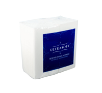 White 2 Ply Quilted Ready Fold Dinner Serviettes 1/8 GT Fold 400mm x 400mm - BOX=1,000 / PACKET=100