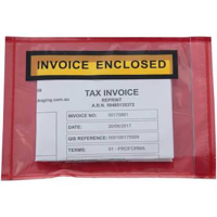 Invoice Enclosed Packaging Labels 150mm x 115mm white backed - Box of 1,000