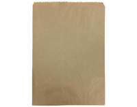 6 Long Brown Paper Bag 355mm(L) x 240mm(W) - Pack of 500