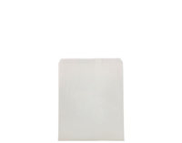 2 Square White Paper Bags 205mm(L) x 207mm(W) - Pack of 1,000