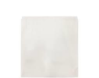 2 Square White Paper Greaseproof Lined Bags 215mm(L) x 200mm(W) - Pack of 500