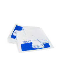 Stockprint White Toast Bags Punched 178mm(L) x 178mm(L) - Pack of 500