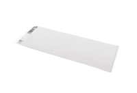 White Plain Foil Lined Long Roll/Chicken/Souvlaki Bags 285mm( L) x 100mm(W) + 40mm(G) - Pack of 500