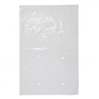 Hole Punch Clear Plastic Bag 2kg 230mm x 380mm - PACK=100 / BOX=3,000