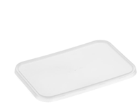 Large Rectangle Frosted Premium Takeaway Container Lids Freezer Grade suit REB500 - REB1000 - SLEEVE