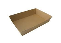 Eco Kraft Board Tray 5 Brown Cardboard 255mm(L) x 179mm(W) x 58mm(H) - Box of 100
