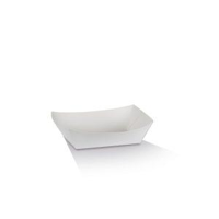 Greenmark White Food Board Extra Small Tray 1 90mm(L) x 55mm(W) x 35mm(H) - Box of 1,000