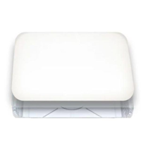 Medium Square White Lids for 7223 Foil Container - Packet of 200