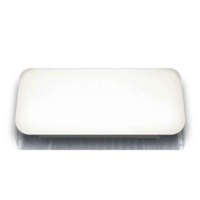 Small Rectangular White Lids for 7119 / 7219 Foil Container - PACK=100 / BOX=500