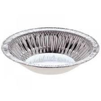 Small Round Custard Tart Foil Trays 105ml 105mm Diameter 19mm(H) (2210C) - Box of 500