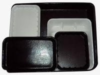 White Foam Shallow Butchers Tray 125mm(L) x 125mm(W) x 12mm(H) (T55AWH) - Box of 500
