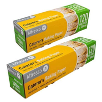 Alfresco Premium Baking Paper Roll Large 40cm(W) x 120m(L) In Dispenser Box - Each