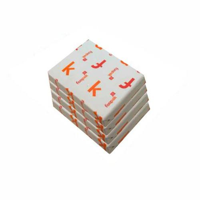 Premium Bleached Foopak 30gm Lunchwrap Greaseproof Paper 6 Cut (Squares) 220mm(W) x 200mm(W) - Packe