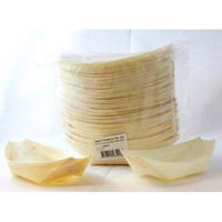 Wooden Boat 12.5cm x 7cm - PACK=50 / BOX=40 x 50 Packs