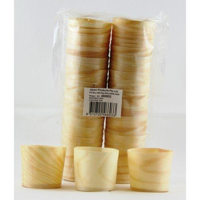 Wooden Cups 4.5cm x 4.5cm - PACK=50 / BOX=250