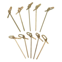Bamboo 6cm Curly Pick - PACK=250 / BOX=5,000