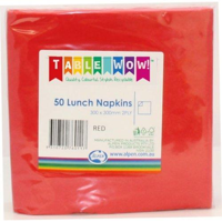 2 Ply Alpen Coloured Lunch Napkin (Assorted Colours) - Pack 50
