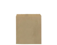 1 Square Brown Paper  Bags 180mm(L) x 180mm(W) - Pack of 1,000