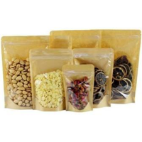 70gm Pouch Brown/Brown Clear Front Stand Up No Valve - Box of 500