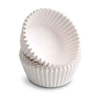 White Patty Pan Size 750 55mm x 41.5mm(H) - Packet of 500