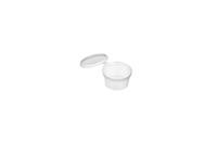 Sauce Containers 35ml with Attached Hinged Lids - SLEEVE=50 / BOX=1,000