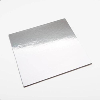 No. 9 Silver Cake Base Square 9" / 225mm Diameter - Packet of 50