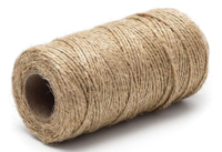 Jute String / Twine Fine 3mm x 491m Rolls Natural Colour - Roll