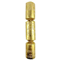Xmas Bon Bon 10" Foil Gold Design - Box 50