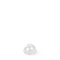 Clear Plastic PET FlT Lids NO HOLE suit 14oz - 24oz PET Cups - BOX=1,000 (Special Order)