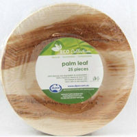 Palm Leaf Round Bowl 6" - Pack of 25