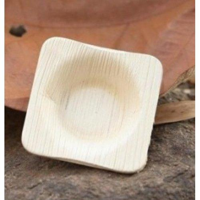 Palm Leaf Round Dip Bowl 2.5" - Pack of 8