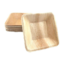 Palm Leaf Square Dip Bowl 3.5" - Pack of 10