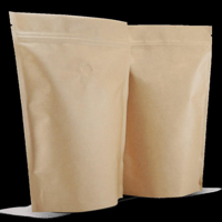 150gm Pouch Kraft/Kraft Plastic No Valve - Box of 1,000