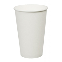 Hot Cup 20oz / 600ml White Tall Smooth Single Wall 90mm Rim - Box of 1,000