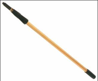 Telescopic Pole Super Heavy Duty Gold 2 Sections 4575mm/15 Ft Full Extension - Each
