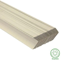 Angled Cardboard Corners Bio Brown for Pallets 50mm x 50mm x 4mm x 1165mm Long - PALLET=2,250 / PACK