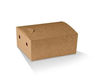 Greenmark SBJ Eco Series Brown Junior Snack Boxes Cardboard 130mm(L) x 100mm(W) x 57mm(H) - Box of 2