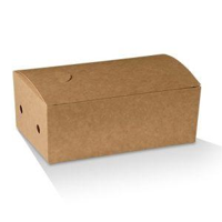 Greenmark SBS Eco Series Brown Small Snack Boxes Cardboard 172mm(L) x 104mm(W) x 57mm(H) - Box of 25