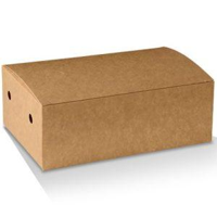 Greenmark SBM Eco Series Brown Medium Snack Boxes Cardboard 172mm(L) x 104mm(W) x 66mm(H) - Box of 2