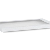 Large White Cardboard Catering Box Bases 563mm(L) x 260mm(W) x 80mm(H) - PACK=10 / BOX=50