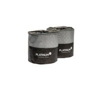 Caprice Platinum White 3 Ply Toilet Paper Roll 225 Sheets Individually Wrapped - Box of 48
