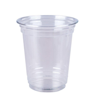 Clear Plastic 10oz / 300ml PET Cold Cups 85mm Diameter - SLEEVE=50 / BOX=1,000