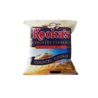 Kooka Biscuits Single Pack (1 Lemon or 1 Raspberry) - Box of 100 Wrapped Packets