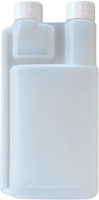 Plastic Chamber Bottle with Cap for Chemical / Oil Mixing - Each